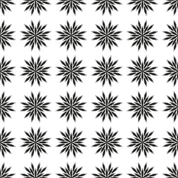 Star pattern black Stock Illustration