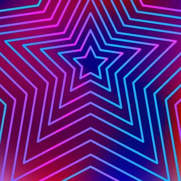Star pattern blend Illustrazione stock