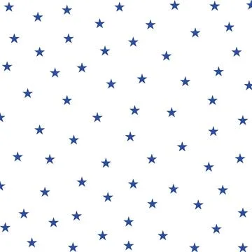 Star pattern on blue background. America 4th of July Memorial or Independence Stock Illustration