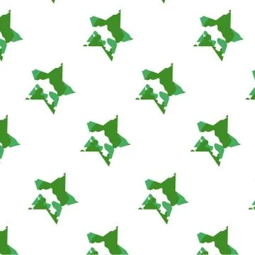 Star pattern with camouflage pattern Stock Illustration