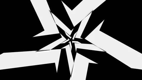 Star pattern decorative Stock Footage 98666751