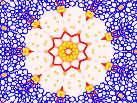 Star pattern for design. Abstract decorative vintage texture. Stock Illustration