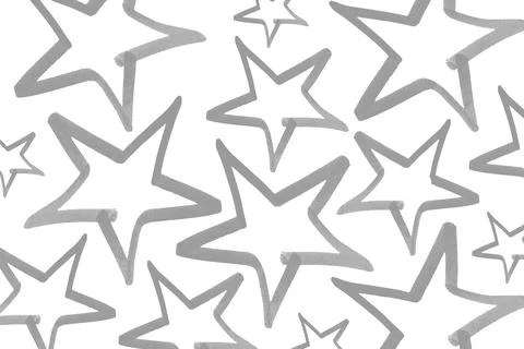 Star pattern design in gray and white as a background Stock Photos