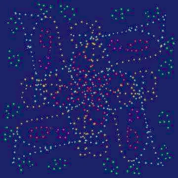 Star pattern Stock Illustration