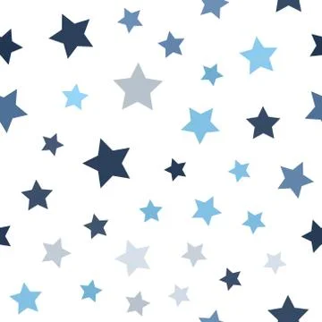 Star pattern. Seamless vector background Illustrazione stock