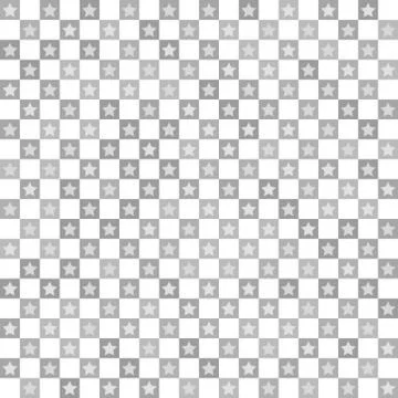 Star pattern. Seamless vector checkerboard Illustrazione stock