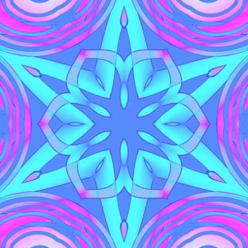 Star pattern turquoise violet pink purple Stock-Illustration