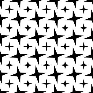 Star Pattern Vector Illustrazione stock