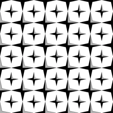 Star Pattern Vector Stock Illustration