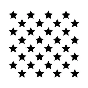 Star Pattern Vector Illustrazione stock