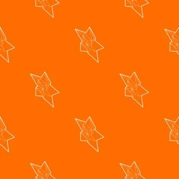 Star pattern vector orange 스톡 일러스트