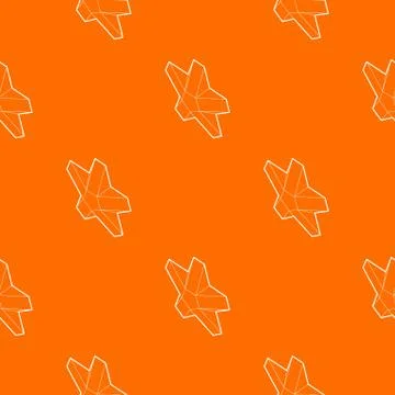 Star pattern vector orange 스톡 일러스트