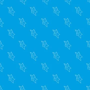 Star pattern vector seamless blue イラスト素材