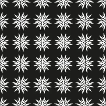 Star pattern white Stock Illustration