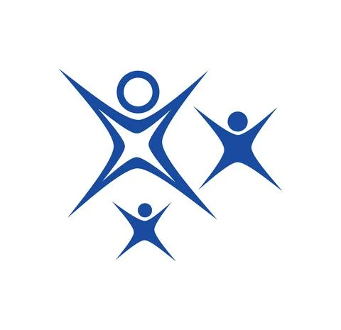 Star People Vector Sign Stock Illustration