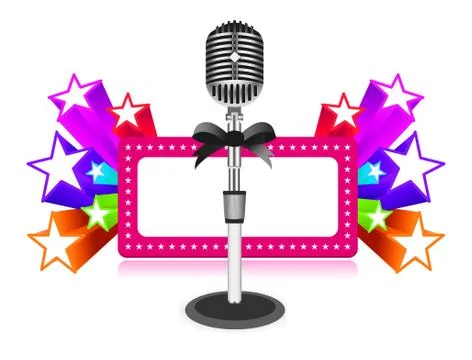 Star performance illustration on white background Stock Illustration