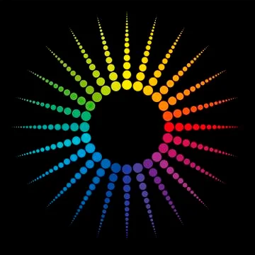 Star Rainbow Gradient Stock Illustration