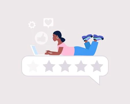 Star rating concept Stock Illustration