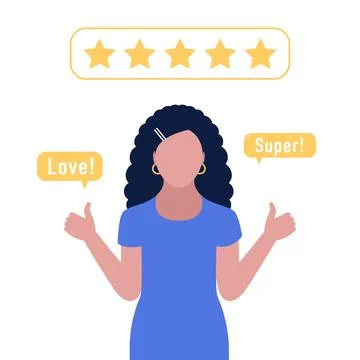 Star rating concept Stock Illustration