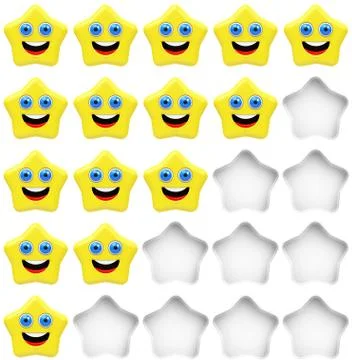 The star rating Stock Illustration