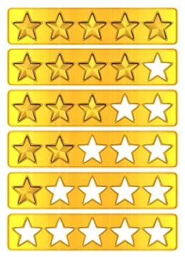 Star rating Stock Illustration