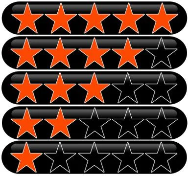 Star rating Stock Illustration