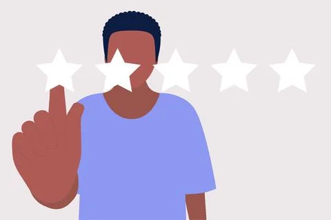 Star rating Stock Illustration