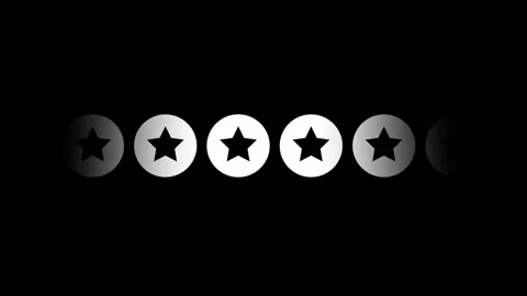Star Rating Row Stock Footage 334289162
