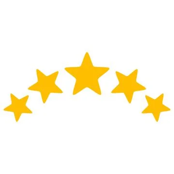 Star Rating Vector Icon Flat Illustration Illustrazione stock