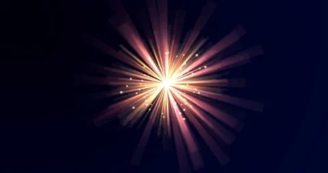 Star That Releases Particles Stock Footage 108917807