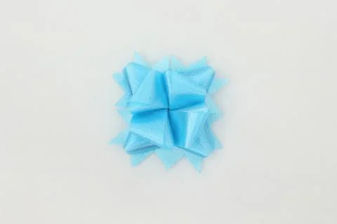 Star with a ribbon. Stock Photos