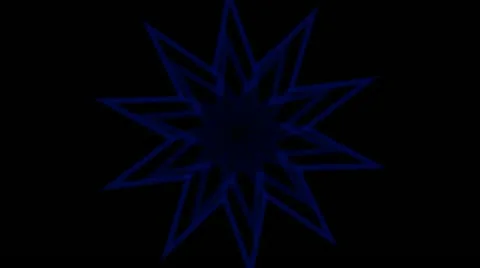 Star Rotate Video stock 11745903