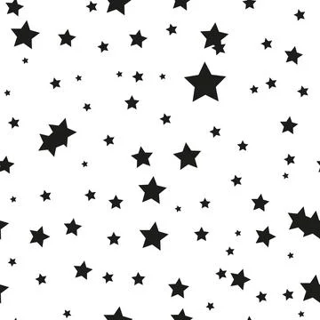 Star seamless pattern. Cute kids star seamless pattern. Seamless patter wit.. Stock Illustration