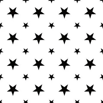 Star seamless pattern geometric shape design of abstract texture background.. Stock Illustration