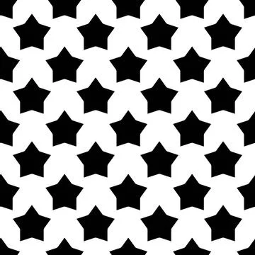 Star seamless pattern geometric shape design of abstract texture background.. Stock Illustration