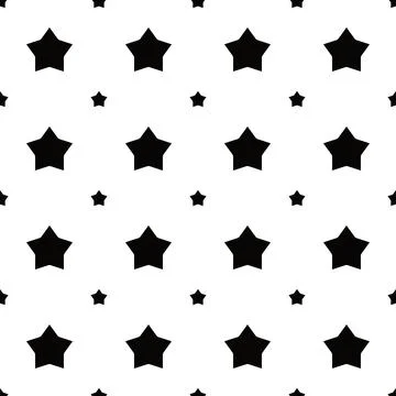 Star seamless pattern geometric shape design of abstract texture background.. Stock Illustration