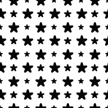 Star seamless pattern geometric shape design of abstract texture background.. Illustrazione stock