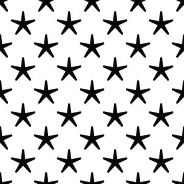 Star seamless pattern geometric shape design of abstract texture background.. Stock Illustration