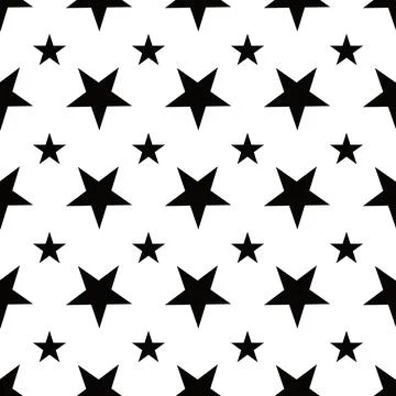 Star seamless pattern geometric shape design of abstract texture background.. Stock Illustration