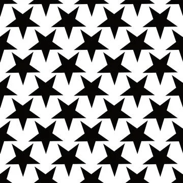 Star seamless pattern geometric shape design of abstract texture background.. Stock Illustration
