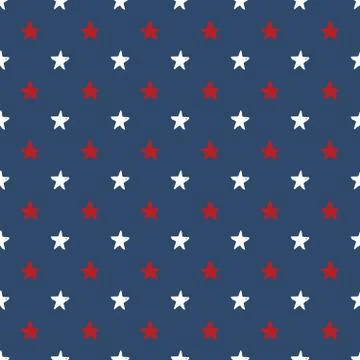 Star seamless pattern, Hand drawn sketched doodle stars, vector illustration 스톡 일러스트