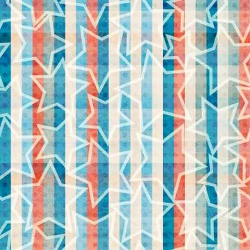 Star seamless pattern Stock Illustration