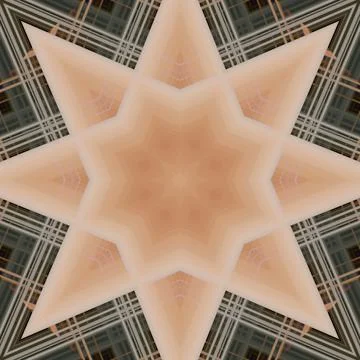 Star seamless pattern. Line pattern.  Kaleidoscopic background Stock Photos