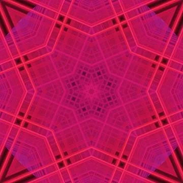 Star seamless pattern. Line pattern.  Kaleidoscopic background 写真素材