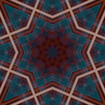 Star seamless pattern. Line pattern.  Kaleidoscopic background Stock Photos