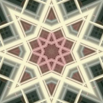 Star seamless pattern. Line pattern.  Kaleidoscopic background 写真素材