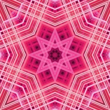 Star seamless pattern. Line pattern.  Kaleidoscopic background Stock Photos