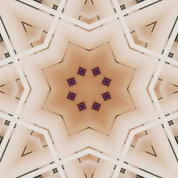 Star seamless pattern. Line pattern.  Kaleidoscopic background Foto stock