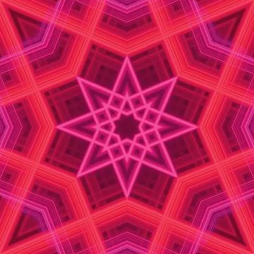 Star seamless pattern. Line pattern.  Kaleidoscopic background 스톡 사진