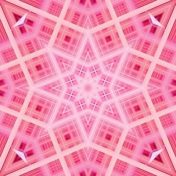 Star seamless pattern. Line pattern.  Kaleidoscopic background Foto stock